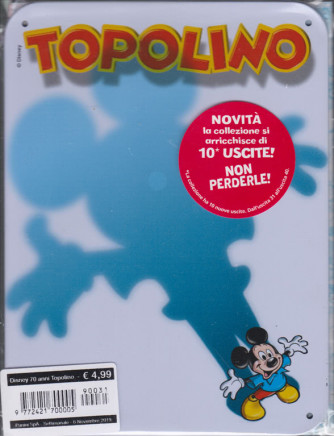 Topolino - 70 anni di Topolino pocket - n. 31 - 6 novembre 2019 - settimanale