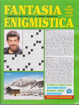Fantasia Enigmistica - n. 162 - bimestrale - dicembre - gennaio 2020 - 100 pagine