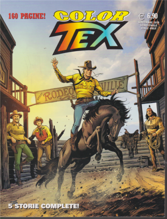 Tex Color - n. 16 - Teton passe altre storie - novembre 2019 - semestrale - 160 pagine!