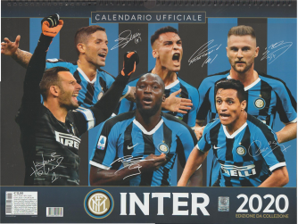 Calendario ufficiale INTER 2020 "orizzontale" - cm. 44 x 33 con spirale 