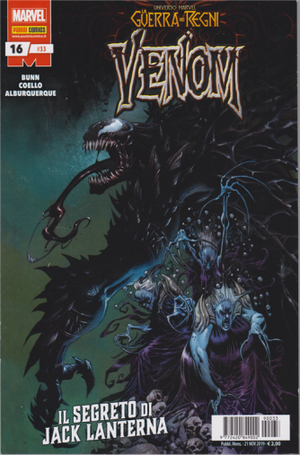 Venom - n. 16 - Il segreto di Jack Lanterna - mensile - 21 novembre 2019 