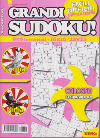 Grandi Sudoku - n. 54 - bimestrale - 29/11/2019
