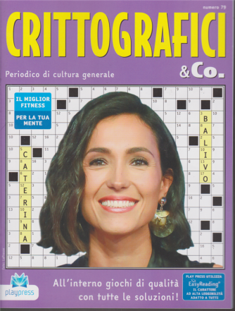 Crittografici & Co. - n. 79 - bimestrale - 25/11/2019 - Caterina Balivo