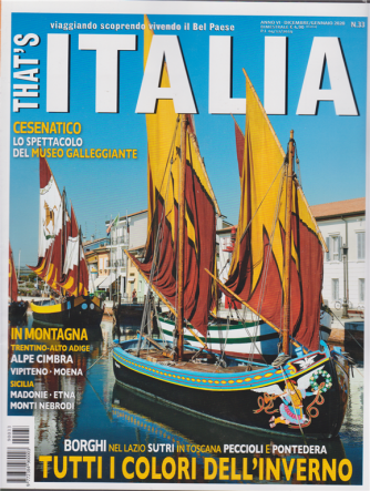 That's Italia - n. 33 - dicembre/gennaio 2020 - bimestrale