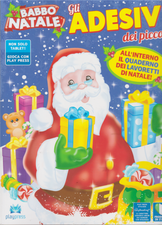 Gli Adesivi dei piccoli - Babbo Natale - n. 1 - dicembre 2019 - gennaio 2020 - bimestrale