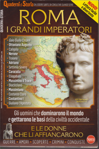 Quaderni di Storia - Roma - I grandi imperatori - n. 1 - bimestrale - dicembre - gennaio 2020 - 
