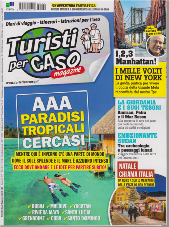 Turisti per caso  magazine - n. 142 - mensile - dicembre 2019 - 