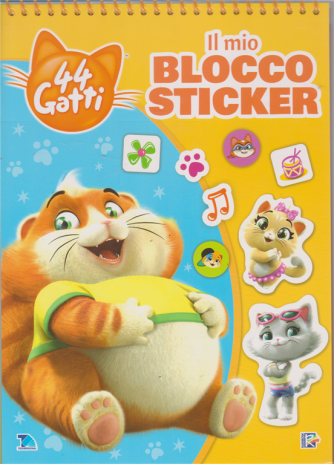 Sticker Games Speciale- 44 Gatti Il mio blocco sticker - n. 2 - bimestrale - 5/10/2019 - con spirale