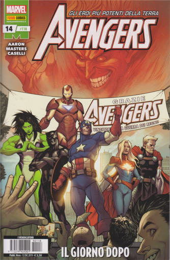 Avengers - n. 118 - Il giorno dopo - mensile - 12 dicembre 2019