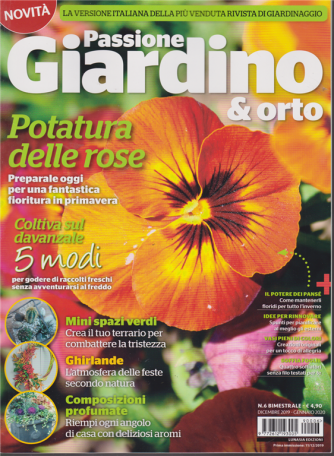 Passione giardino & orto - n. 6 - bimestrale - dicembre 2019 - gennaio 2020 