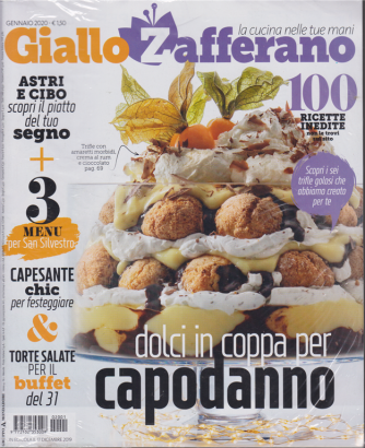 Giallo  Zafferano - n. 1 - mensile - gennaio 2020 - 100 ricette inedite 