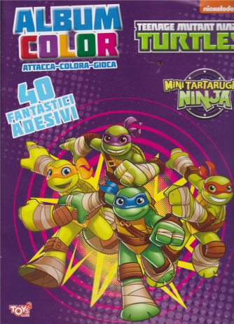 Album color Teenage mutant Ninja turtles - n. 35 - bimestrale - 14 novembre 2019 - 