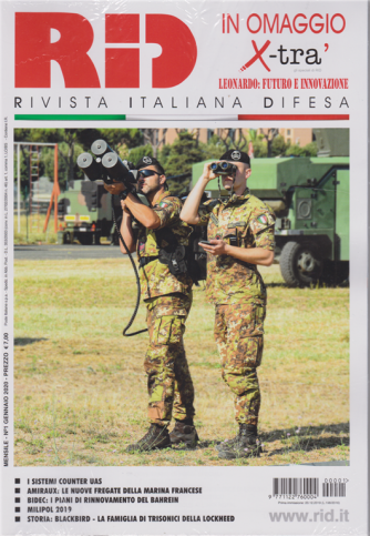 RID rivista italiana difesa - mensile n. 1 Gennaio 2020 + X-TRA' in omaggio