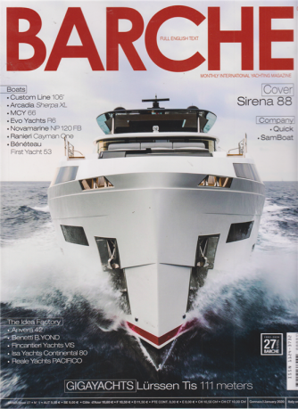 Barche - n. 1 - gennaio 2020 - mensile - italiano - inglese
