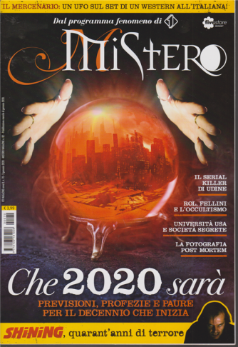 Dal programma fenomeno di Italia 1 Mistero - n. 70 - 3 gennaio 2020 - mensile