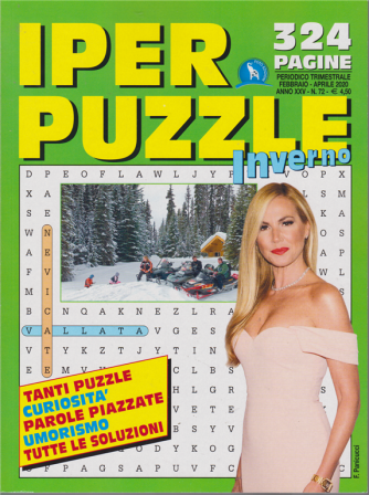 Iper puzzle inverno - n. 72 - trimestrale - febbraio - aprile 2020 - 324 pagine