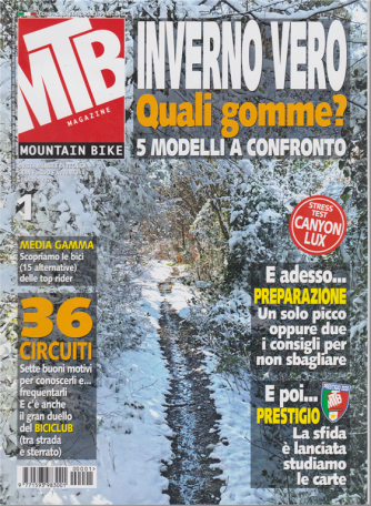 MTB Mountain Bike - n. 1 - gennaio 2020 - mensile