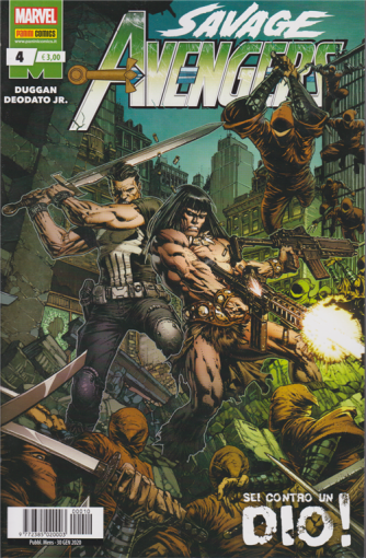 Savage Avengers - n. 4 - mensile - 30 gennaio 2020 . Sei contro un dio!