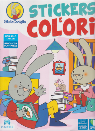 Giulio Coniglio - Stickers e colori - n. 5 - febbraio - marzo 2020 - bimestrale