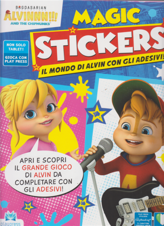 Alvinn!!! And the chipmunks magic stickers - n. 4 - febbraio - marzo 2020 - bimestrale - 