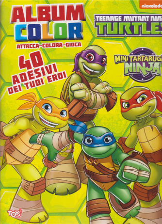 Album color Mini tartarughe Ninja - n. 36 - bimestrale - 16 gennaio 2020 