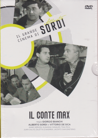 Il grande cinema di Alberto Sordi - Il conte Max - seconda uscita - fascicolo + dvd - settimanale - 4/2/2020