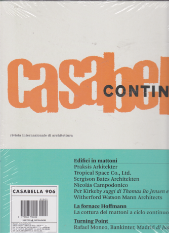 Casabella continuità 906 - febbraio 2020 - italiano + inglese