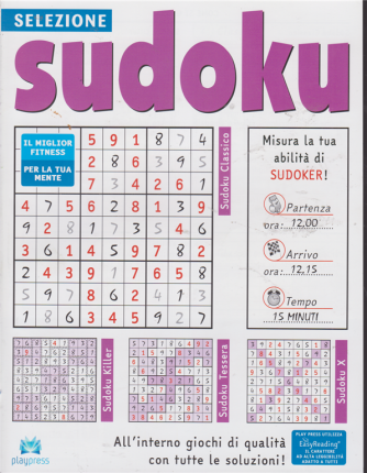 Selezione sudoku - n. 29 - bimestrale - 10/2/2020 - 