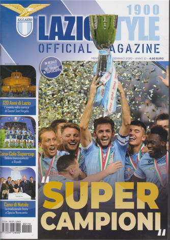 Lazio style official magazine - n. 110 - mensile - gennaio 2020 - 