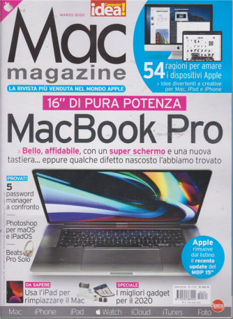 Mac magazine - n. 134 - marzo 2020 - mensile