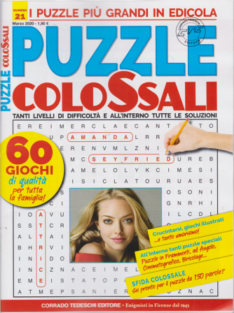 Puzzle colossali - n. 21 - marzo 2020 - mensile
