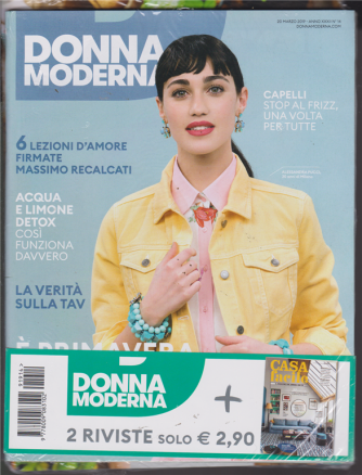 Donna Moderna + Casa vfacile - n.14 - settimanale - 20 marzo 2019- 