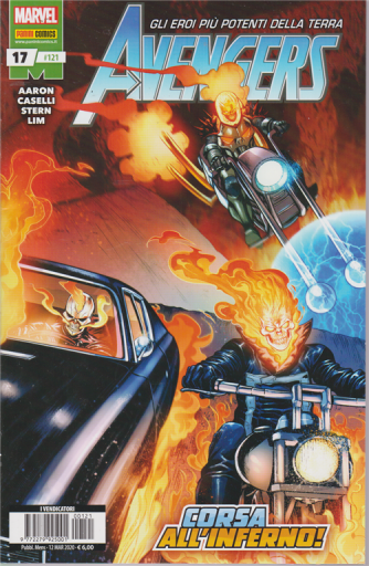 Avengers - n. 121 - mensile - 12 marzo 2020 - Corsa all'inferno!