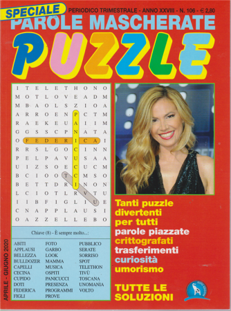 Speciale Parole Mascherate puzzle - n. 106 - trimestrale - aprile - giugno 2020