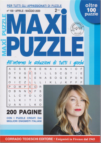 Maxi Puzzle - n. 159 - aprile - maggio 2020 - trimestrale - 200 pagine