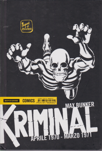 Kriminal - Aprile 1970 - marzo 1971 - di Max Bunker - n. 17 - super giallo mensile