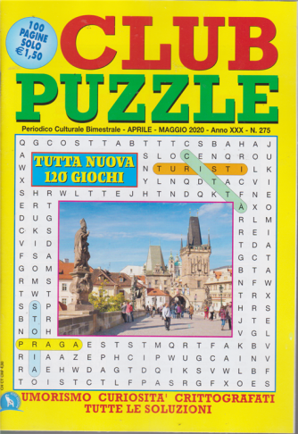 Club Puzzle - n. 275 - bimestrale - aprile - maggio 2020 - 100 pagine