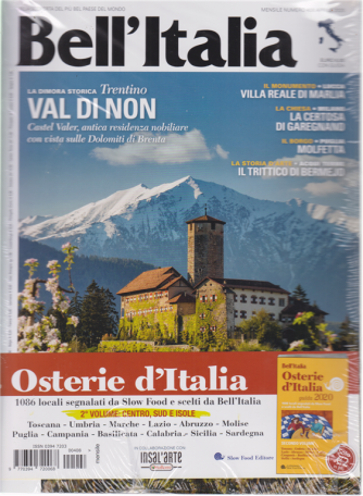 Bell'italia + Bell'Italia Osterie d'Italia 2020 -secondo volume: centro, sud e isole - n. 408 - mensile - aprile 2020