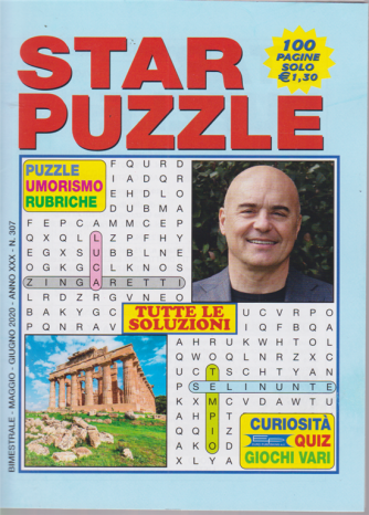 Star Puzzle - n. 307 - bimestrale - maggio - giugno 2020 - 100 pagine