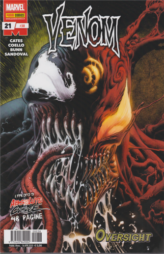 Venom - n. 38 - Oversight - mensile - 16 aprile 2020 - 48 pagine