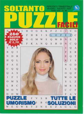 Soltanto Puzzle facili - n. 66 - trimestrale - giugno - agosto 2020 - 260 pagine