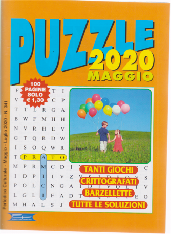 Puzzle 2020 -  - n. 341 - maggio - luglio 2020 - 100 pagine