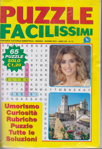Puzzle facilissimi - n. 73 - bimestrale - maggio - giugno 2019 - 65 puzzle - + Puzzle c'è mare - n. 447 - agosto - ottobre 2018 - 210 pagine - 2 riviste + penna