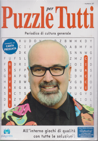 Puzzle per tutti + Raccolta Solo puzzle - n. 97 - Giovanni Ciacci - 2 riviste + penna