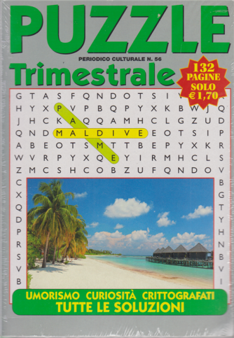 Puzzle trimestrale + Facili puzzle + Mini puzzle + penna - n. 56 - 132 pagine - 3 riviste + penna