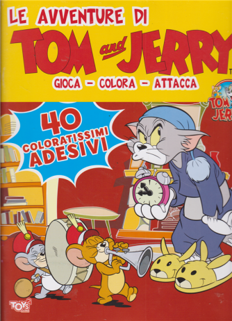 Le avventure di Tom and Jerry - bimestrale - 14 marzo 2019 - 40 coloratissimi adesivi