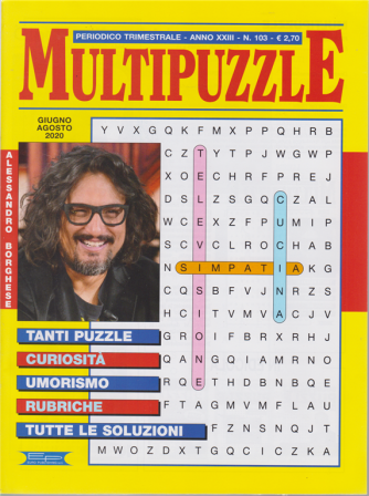 Multi Puzzle - n. 103 - trimestrale - giugno - agosto 2020 - Alesandro Borghese