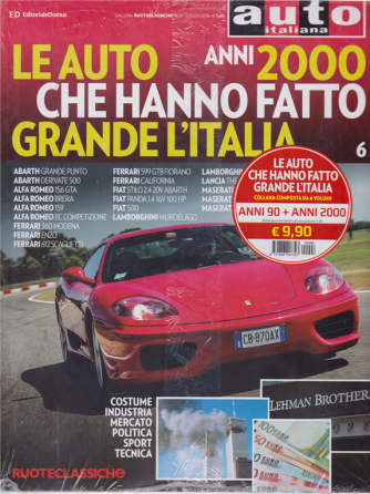Auto italiana - Le auto che hanno fatto grande l'Italia anni 2000 - n. 96 - 2 riviste