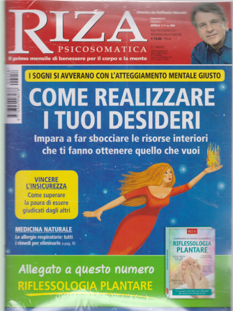 Riza Psicosomatica + il libro Riflessologia plantare - n. 458 - mensile - aprile 2019