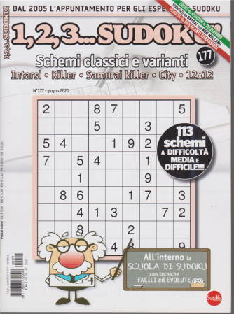 1,2,3 Sudoku - n. 177 - mensile- 20/5/2020